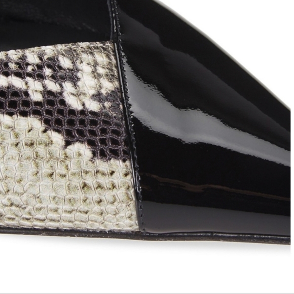 Jimmy Choo Cass 75 Snake-Printed Leather Pumps 37.5/7.5 - Picture 6 of 9
